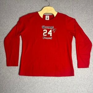 NFL Women's Red Tampa‎ Bay Buccaneers Williams 24 Long Sleeve T-Shirt Size XL